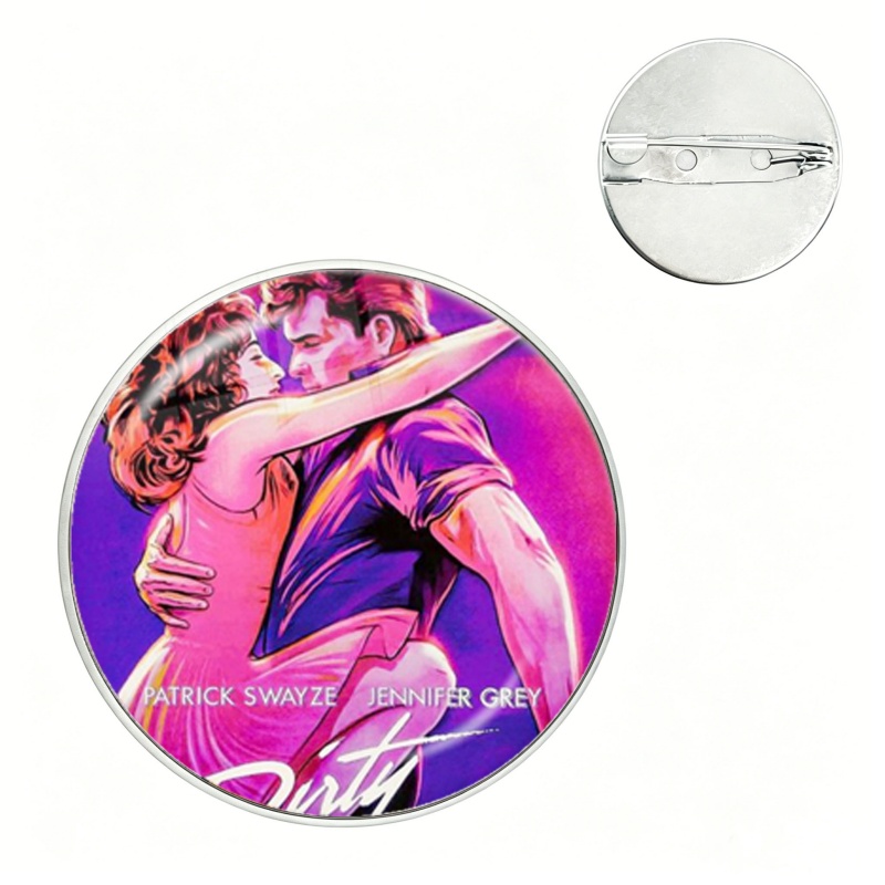 Vintage Collectible Glass - Vintage Filmklassiker Dirty Dancing Glasnadel Retro