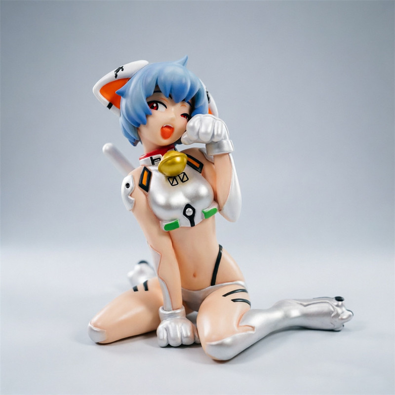 Vintage Toy Collector - HS Katzenohren Ayanami Rei Vintage Anime-Figur,