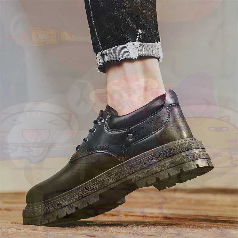 Vintage Collectible Shop - Dunkles Naturleder, modische Turnschuhe, Tennis-Herren-Turnschuhe, modische