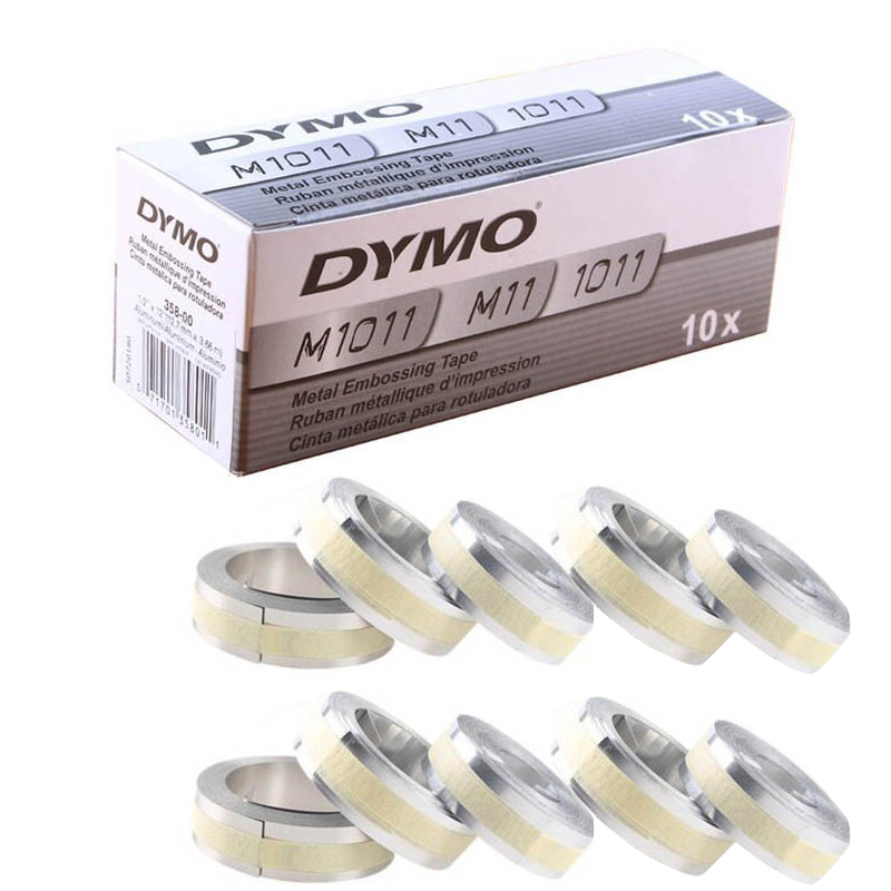Typewriter Ribbon Roll - 10 Rollen DYMO 32500 35800 31000