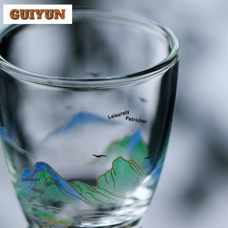 50 ml verdickte Glas-Teetasse, – Vintage Collectible Glass Bewertung und Preis