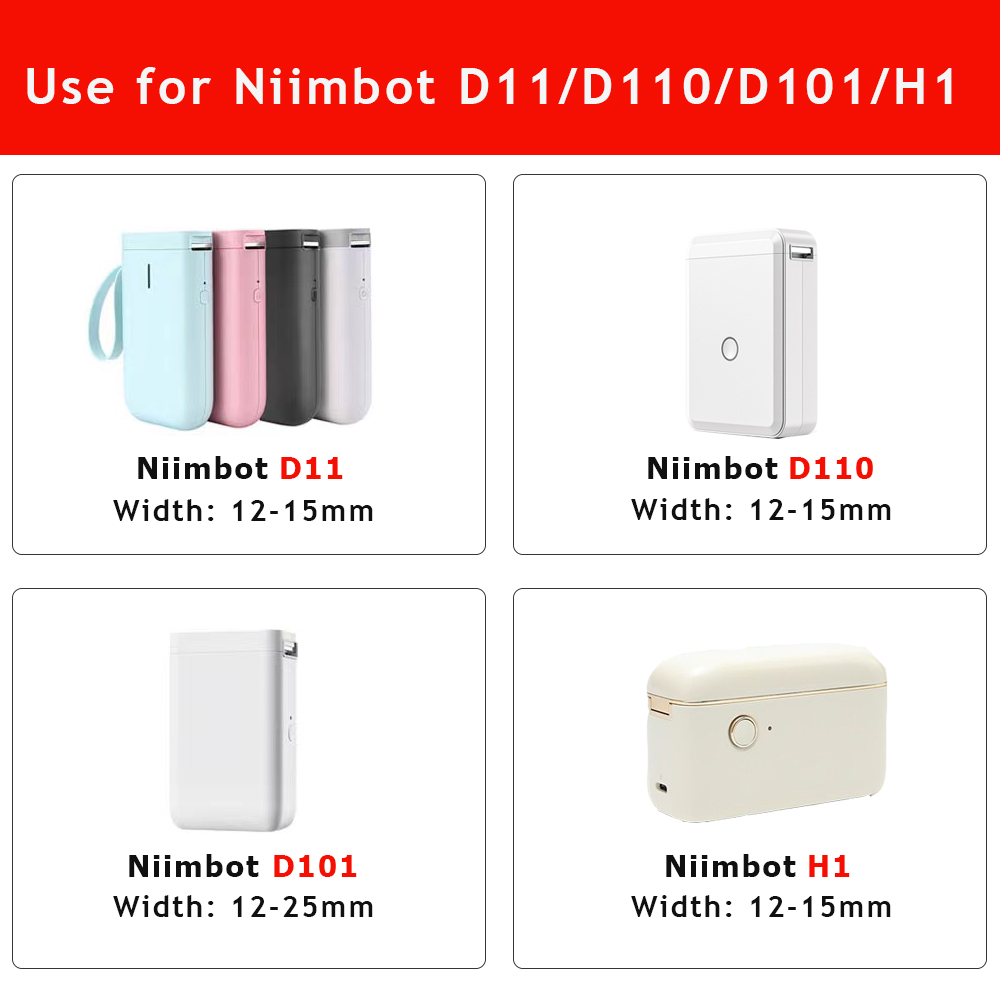 10 Rollen NiiMBOT D110 D11 D10 – Typewriter Ribbon Roll Bewertung und Preis