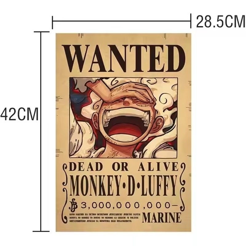 Anime One Piece Wanted-Plakate – Vintage Toy Collector Bewertung und Preis