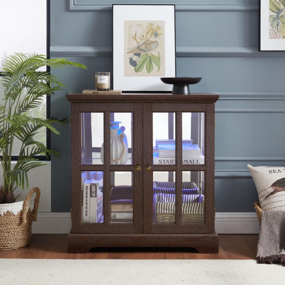 32-Zoll-Vitrine mit LED-Beleuc – Vintage Collectibles Bewertung und Preis