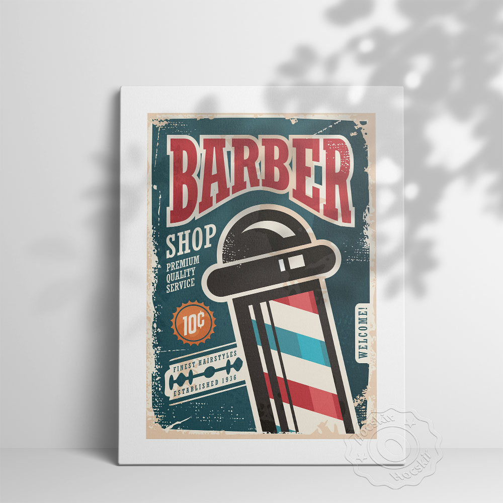 Barber Shop Vintage Art Collec – Vintage Collectible Shop Bewertung und Preis