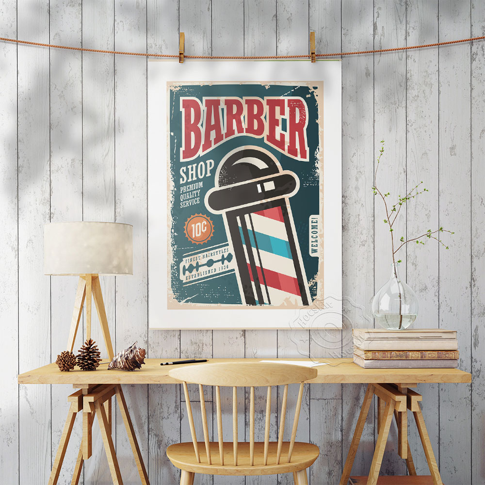 Barber Shop Vintage Art Collec – Vintage Collectible Shop Bewertung und Preis